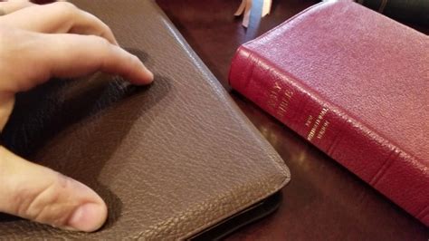 genuine leather vs bonded bible.